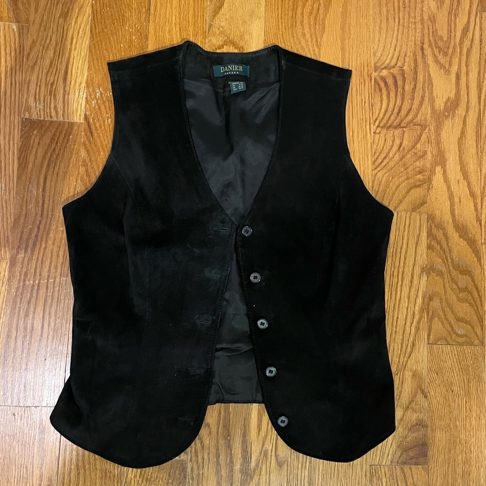 Danier leather suede vest